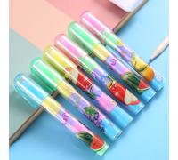 1 pièce Gomme Motif Fruit Aléatoire Moderne Pour Étudiants Taille Unique,10 pièces,2 pièces,5 pièces,Lot de 5 gommes aléatoires + 1 trousse à crayons pastèqueTPR