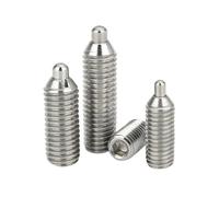 1 pièce Goujon de positionnement à filetage et à tête à douille hexagonale en acier inoxydable M12, piston à ressort, longueur de la tête du piston 5mm, longueur du corps 40mm