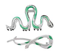 1 Pièce Grab Clip, 1 Pièce One Word Clip, Accessoires Pour Cheveux En Forme De Serpent, Pinces À Cheveux Pour Femmes, Clips En Métal, Clips Décoratifs Personnalisés Simples
