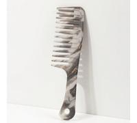 1 pièce Grand peigne à dents large avec impression par transfert d'eau de style abstrait marbré, idéal comme cadeau pour les amis ou la famille. Facile à transporter dans un sac de voyage ou à ranger 