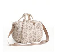 1 pièce Grand sac fourre-tout de maman, sac portable multi-couches convenant aux mamans et aux enfants, sac de sortie mode super pratique feuilles brunes,citronGéométriquePolyester