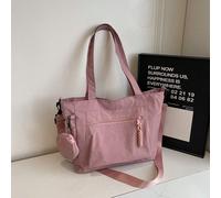 1 pièce Grand sac fourre-tout en canevas avec portefeuille, nouveau sac à dos style coréen pour étudiants du collège, sac à bandoulière décontracté, sac à main zippé de mode pour femmes en vacances, g