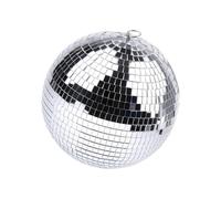 1 pièce Grosse boule à facettes suspendue, éclairage boule à facettes miroir pour DJ, club, scène, bar, fête, mariage, vacances. Décorations disco argentées brillantes L,M,S,X,G,10 cm,12 cm,18 cm,19 c