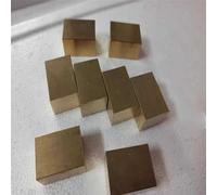 1 pièce H59 bloc en laiton massif et barre carrée - Cubes métalliques multi-tailles for estampage industriel, raccords de plomberie, projets de quincaillerie de bricolage(15mmx15mmx15mm)