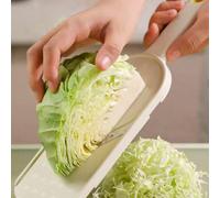 1 pièce Hachoir à chou et trancheuse en plastique durable avec poignée ergonomique - Outil efficace pour hacher et trancher les légumes comme le chou et les carottes - Parfait pour la préparation de s