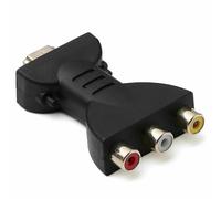 1 Piece Hdmi Male To 3 Rca Female Composite Av Video Audio Converter for Tv Pc