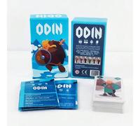 1 pièce Helvetiq - Odin, jeu de cartes stratégique sur le thème des Vikings, format de poche pour les déplacements et les voyages, idéal comme cadeau d'anniversaire, de fête ou pour une soirée jeux, 1