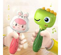 1 pièce Hochet de bébé Maracas - Convient aux jouets d'apprentissage précoce, peut renforcer la force de préhension et les aptitudes motrices, favoriser le développement auditif et visuel, l'interacti