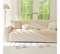 1 pièce Housse de canapé en peluche jacquard de haute qualité, Housse de canapé super douce et élastique épaisse, Protecteur de coussin de siège de meuble de salon, Pour une utilisation à la maison Si