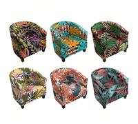1 pièce Housse de fauteuil club pour une personne, housse de canapé, housse de protection complète, housse de canapé demi-circulaire, housse de baignoire, coussin d'assise Polyester