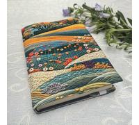1 pièce Housse de livre en tissu floral fait à la main, rêveuse. Cadeau pour les amateurs de planificateurs/journaux, étui de livre en tissu épais A5Étoffe