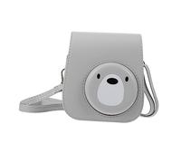 1 Pièce Housse de Protection PU pour Photo Étui de Rangement avec Motif Ours Compatible Mini et Accessoire Pratique et Durable pour Voyager et Photographier