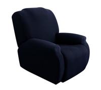 1 Pièce Housse Fauteuil Relax Complète Élastique Spandex Housse de Canapé - Bleu Marin