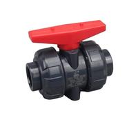1 pièce ID 1/2" 3/4" 1" 1,2" 1,5" PVC Robinet à boisseau sphérique Union Valve PVC Tuyau d'eau Connecteur Plomberie Tuyau Raccords Glisser Vanne d'arrêt