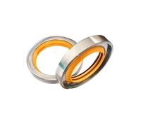 1 pièce ID 24mm d'étanchéités à l'huile en PTFE et acier inoxydable à fonctionnement sec pour composants à haute vitesse rotatifs ou alternatifs, OD 37mm, épaisseur 7mm, 24x37x7mm