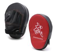 1 pièce incurvée boxe Muay Thai entraînement à la main épaissie résistant aux tremblements de terre incurvé Baffle PU 5 doigts bandage boxe mains bandages poignets gants d'entraînement protéger les