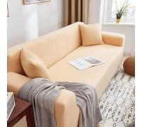 1 Pièce Jacquard Canapé Housse Housse De Canapé Haute Extension Couvertures De Canapé Animal De Compagnie Chien Bienvenu Ti Slip Épaissir Canapé Ho, Light Orange, 1 Seater(90-140cm)