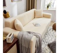 1 Pièce Jacquard Canapé Housse Housse De Canapé Haute Extension Couvertures De Canapé Animal De Compagnie Chien Bienvenu Ti Slip Épaissir Canapé Ho, Beige, 1 Seater(90-140cm)