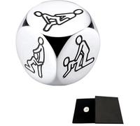1 Pièce,Jeu Couple,dés de Jeux,Jeux coquins pour Couples,Jeux de dés acryliques combinés au Hasard