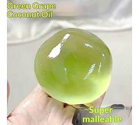 1 pièce Jouet anti-stress à presser ultra-fin et collant, boule de fromage fluide en cristal bleu poudre de malt, 6 cm, squishy doux et confortable à rebond lent, jouet de décompression en maltose flu