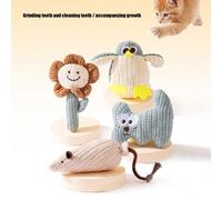 1 pièce Jouet au catnip pour chat, forme d'animal miniature, auto-divertissement, broyage et nettoyage des dents, bâton en peluche pour chaton, fournitures pour animaux de compagnie, chat Oie mendiant