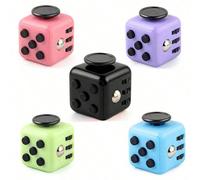 1 pièce Jouet Cube/Dé, Jouet de Décompression et de Ventilation, Jouet de Soulagement du Stress et de l'Anxiété, Jouet de Vibration en ABS, Figurine Décorative Créative Mignonne et Amusante, Jouet Sen