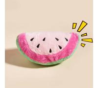 1 pièce Jouet en forme de pastèque émettant du son pour le temps de jeu des animaux domestiques Taille UniqueFruits & légumesÉtoffe