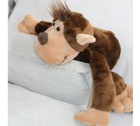1 pièce Jouet en peluche mignon et unique avec bras longs, poupée en peluche de chimpanzé animal, oreiller en peluche d'animal de dessin animé, décoration pour chambre, cadeau d'anniversaire, cadeau d