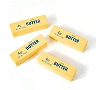 1 pièce Jouet moelleux et réaliste de 4 oz - Jouet anti-stress à compression lente, convient aux adolescents et aux adultes, cadeau amusant pour l'autisme ou la blague bâtonnets de beurreTPR