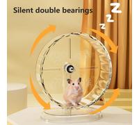 1 pièce Jouet pour hamster/hamster doré, roue silencieuse en acrylique à monter soi-même, support transparent pour exercice, nécessite un assemblage après le déballage A,B,C,D,Une seule pairePMMA