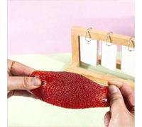 1 pièce Jouet sensoriel anti-stress doux en baie de laurier - Doux et rebondissant, aide à détendre le corps et l'esprit, version à décoloration du pied plat (peut se décolorer par temps chaud, n'affe