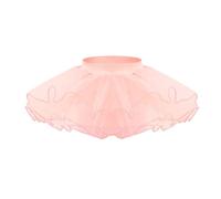 1 Pièce Jupe en Tulle De Ballet pour Femme, Jupe en Maille Moelleuse pour Fille, Jupe en Maille à Quatre Couches pour Fille(Couleur Abricot)