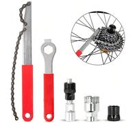 1 pièce Kit d'outils de réparation de vélo, coupe-chaîne de vélo de montagne, outil de démontage de volant et de boîtier de pédalier ensemble de 6 pièces,Manche,Extracteur + clé,Rama,Coupe-chaîne,vola