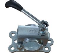 1 pièce - Knott support de roue jockey en fonte - LBG48 levier rabattable - pour tube extérieur Ø 48 mm