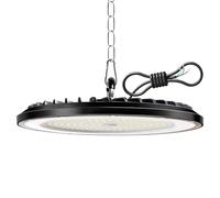 1 Pièce Lampe Eclairage Atelier 200W, 30000LM UFO Eclairage Plafonnier LED Garage avec Chaine, 6000K Projecteur LED Intérieur, IP65 Étanche Éclairage de Plafond pour Garage, Entrepôt, Gymnase
