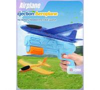 1 pièce Lanceur d'avion en mousse, catapulte interactive pour l'extérieur, planeur à réaction, avion, accessoires pour avion, avion, jouet avion, avion Camo Green 1 lanceur + 1 avion,Camo Orange 1 lan