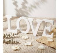 1 pièce Lettre décorative en bois design pour décoration maison, lettres en bois indépendantes pour artisanat, réunions familiales, anniversaires, mariages et autres décorations d'événements L,M,S,E,A