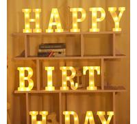1 pièce Lettre lumineuse LED de 21 cm/8,2 po pour la décoration de la maison, convient pour le mariage, la demande en mariage, l'anniversaire, l'anniversaire, la décoration des fêtes, la décoration de