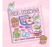 1 pièce LIVRE DE COLORIAGE POUR FILLES | Nouveau livre de coloriage girly, divers articles de première nécessité raffinés, journaux, cosmétiques, etc. Illustrations confortables, se faire des amis à l