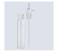 1 pièce/lot 10 ml/25 ml/50 ml/75 ml/125 ml/250 ml/275 ml flacon absorbeur en verre de laboratoire tube d'absorption flacon d'échantillonnage(75ml Transparent)