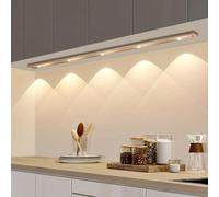 1 Pièce Lumière Led Ultra-mince À Capteur De Mouvement, Rechargeable Via Usb, 3 Modes De Température De Couleur, Adapté Pour La Cuisine, La Chambre À Coucher, Le Cabinet, La Garde-robe, L'escalier, Le