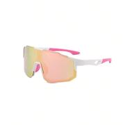 1 pièce Lunettes de ski de plein air, lunettes de protection pour sports, lunettes coupe-vent pour femmes en cyclisme et escalade Taille Unique,Film noir à cadre blanc,Tablette rouge à cadre rose,Film