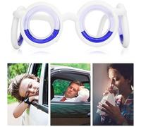 1 pièce Lunettes intelligentes anti-mal des transports, lunettes portatives ultra-légères pour soulager les nausées, réduire le mal des transports aériens, le mal des transports maritimes. Pour les sp