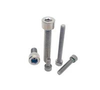 1 pièce M1.6 M2 M2.5 M3 M4 M5 M6 M8 M10 M12 DIN912 TC4 en alliage de titane Gr4, douille hexagonale à tête lisse, vis à boulon Allen(10mm,M2)