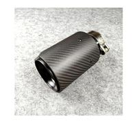 1 Pièce M2 M3 M4 M5 M6 Mat Noir Carbone Brillant Buse Tuyau En Acier Inoxydable Embouts D'échappement Voiture Tuyaux Queue Silencieux Tuyau(IN 60MM OUT 92MM)