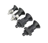 1 pièce M20x1.5mm Goujon d'indexation de positionnement de type réinitialisation/auto-verrouillage, broche à ressort d'arrêt, longueur de la tête du piston 10mm