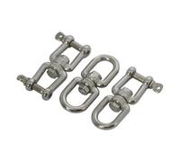 1 pièce M3-M12 304 acier inoxydable universel for chaîne de chien, anneau pivotant d'escalade, crochet, connecteurs à œil, fermoir mousqueton(M6(1Pc),OO Type)