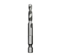 1 pièce M3 M4 M5 M6 M8 M10 foret à taraud composite filetage hélicoïdal taraud à vis 1/4'' hexagonal HSS(M6)