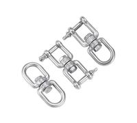 1 pièce M4 M5 M6-M20 en acier inoxydable 304, crochet pivotant à double extrémité for chaise, balançoire, sac de sable, hamac de yoga suspendu(M8,OX)
