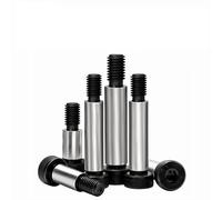 1 pièce M5 M6 M8 M10 Dia = 6 8 10 12 mm en acier allié à six pans creux à tête cylindrique à épaulement for roulement à rouleaux(35mm,M5 shoulder dia 6mm)